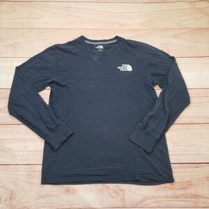 The‎ North Face Shirt Mens Small Blue Long Sleeve Lightweight Outdoor Hiking
